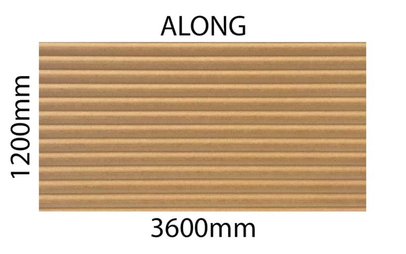 Ribbed MDF
