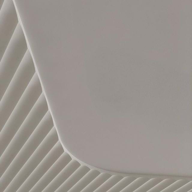 FLuted ceiling feature