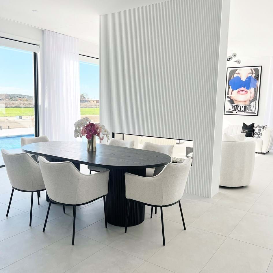 Scalloped MDF panels