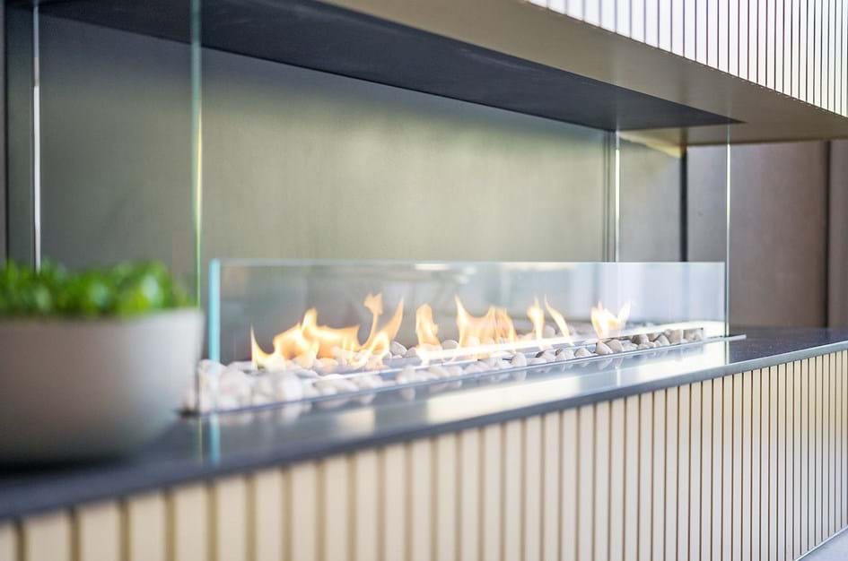 Decorative MDF panels for fireplace