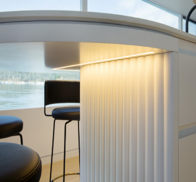 Decorative Ribbed panels