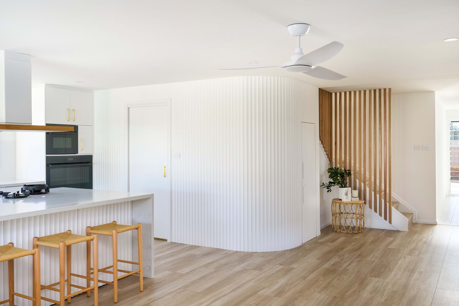 Flexible MDF wall panelling