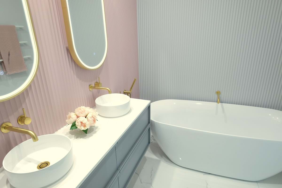 Bathroom wall panelling