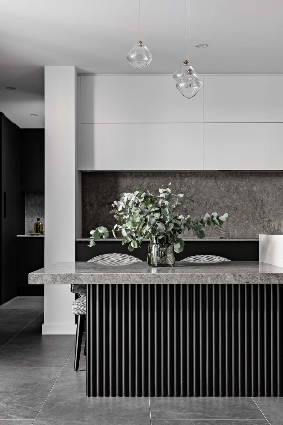 Island bench using Ribbed MDF